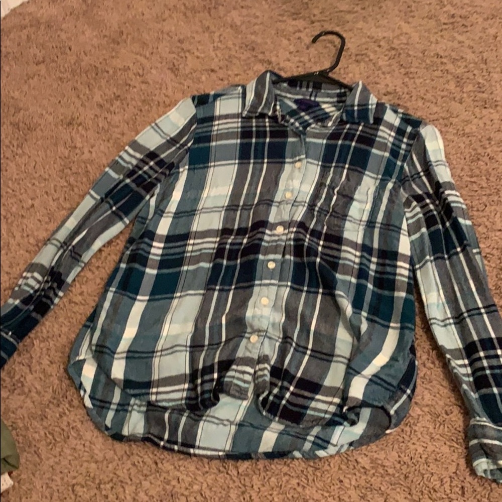 Blue flannel